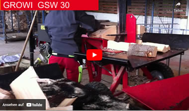 Waagrechtspalter GROWI - GS 7 K Video